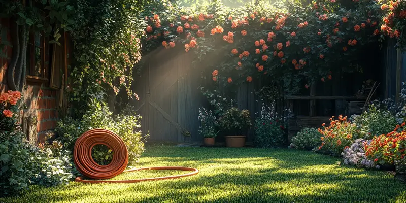 Bęben jak zrobić wieszak na wąż ogrodowy?