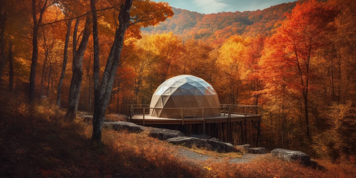 Namiot sferyczny całoroczny