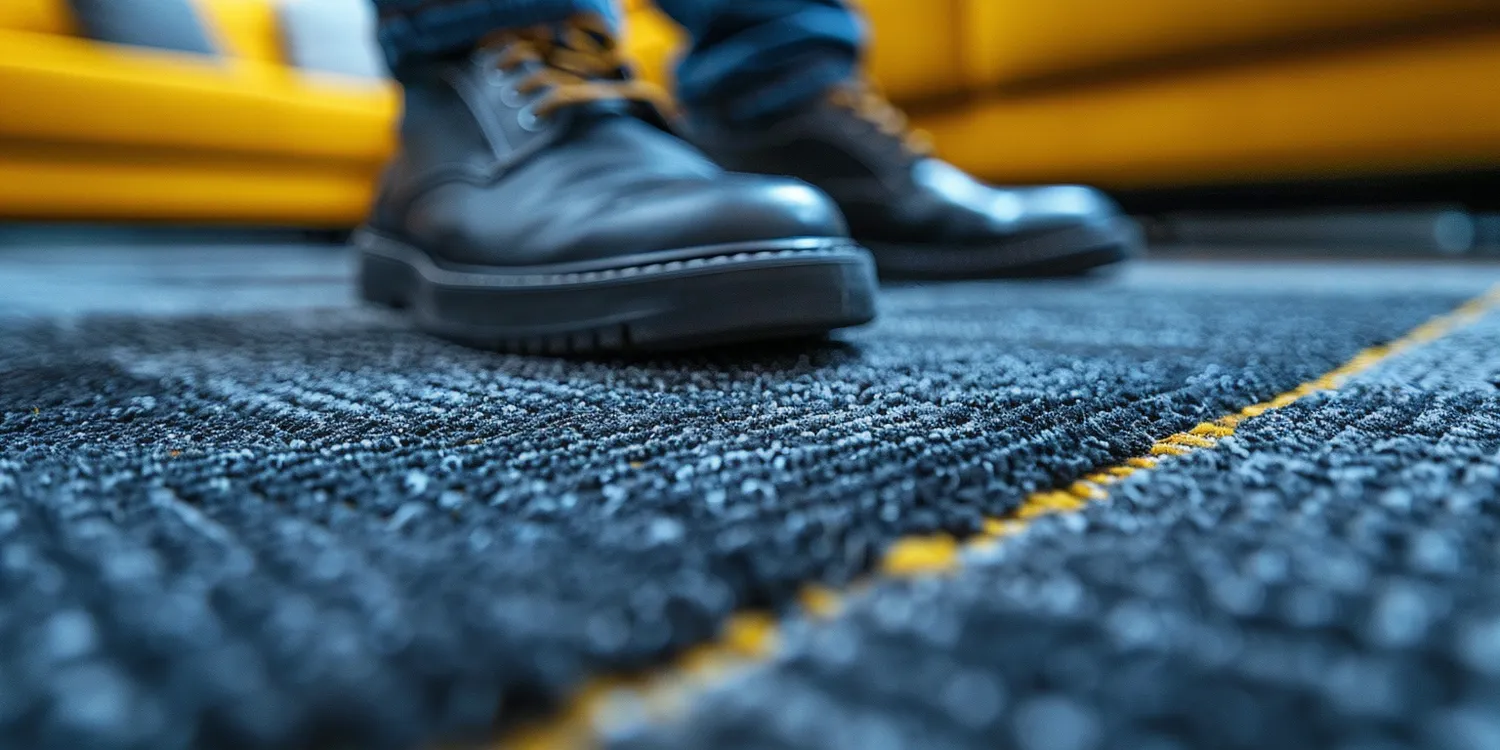 Wszechobecne plamy na wykładzinie biurowej